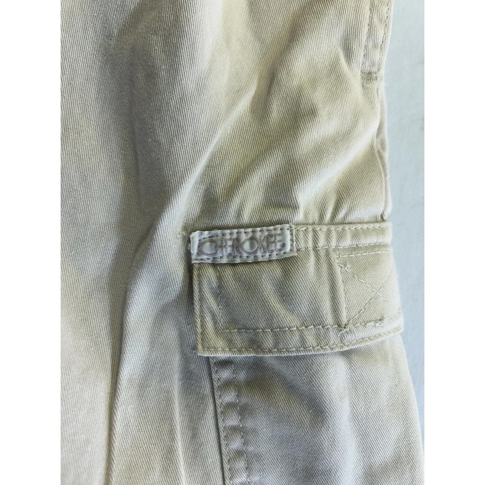 Vintage Y2K Cherokee Girls Overall Jumper Dress Ivory Cargo Size Girls 5T